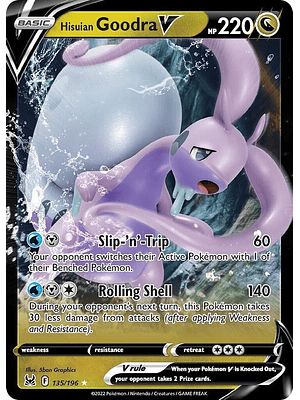 Hisuian Goodra V #135