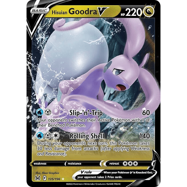 Hisuian Goodra V #135 1