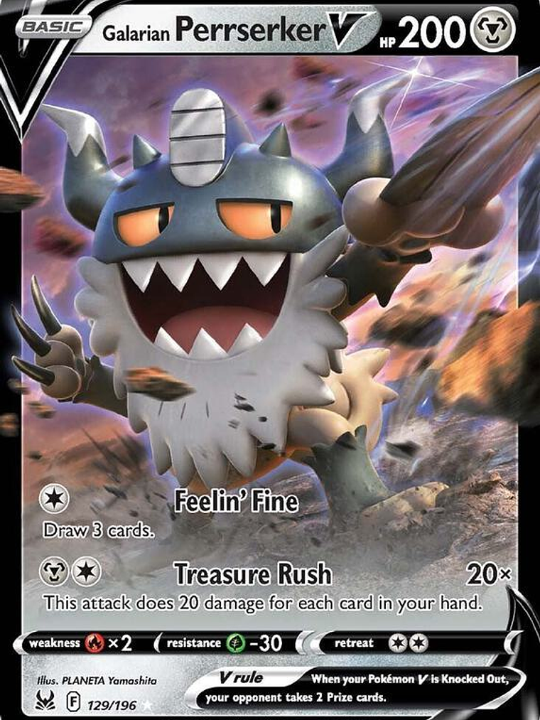 Galarian Perrserker V #129 1