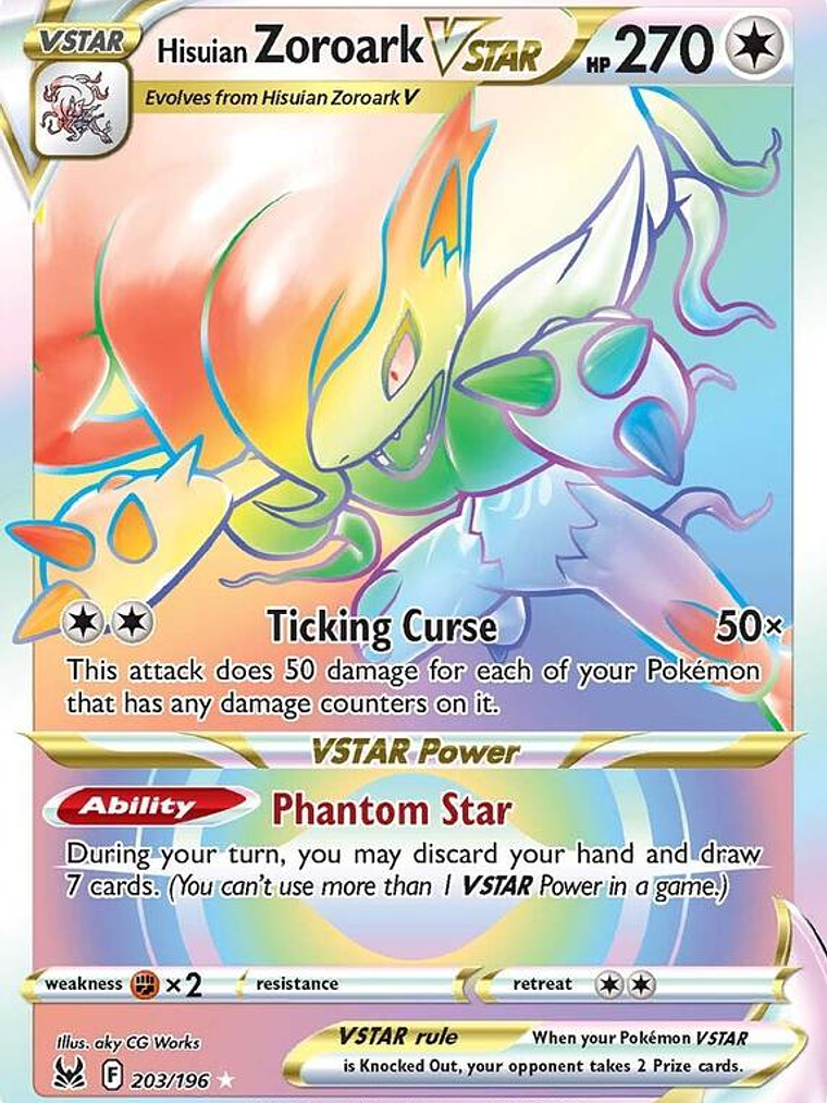 Hisuian Zoroark VSTAR #203 1