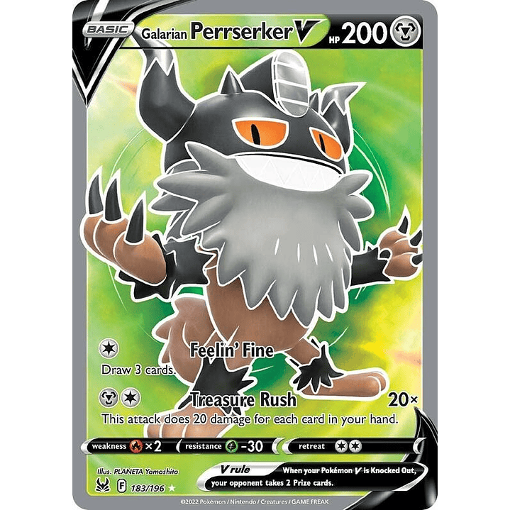 Galarian Perrserker V #183 1