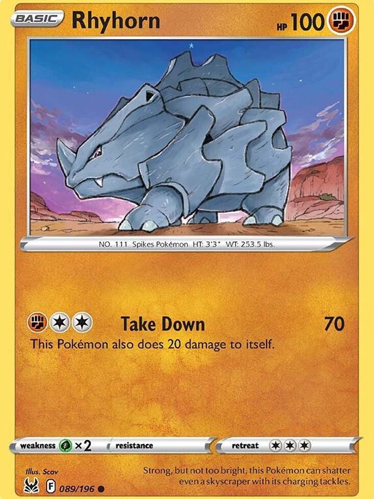 Rhyhorn #089 1