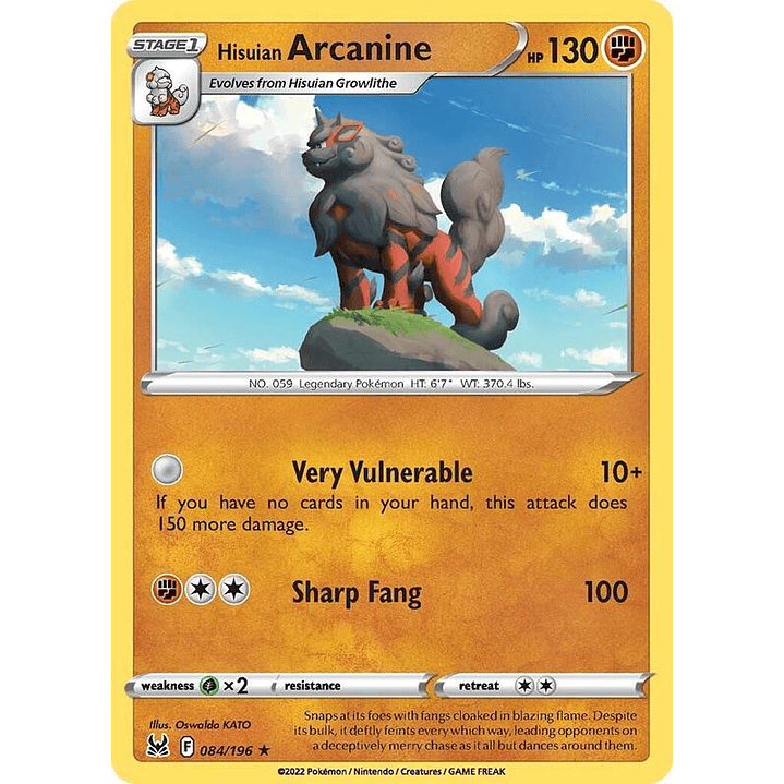 Hisuian Arcanine #084 1