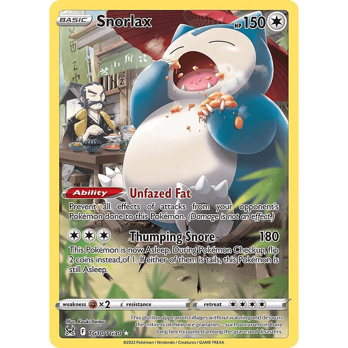 Snorlax #TG10 1