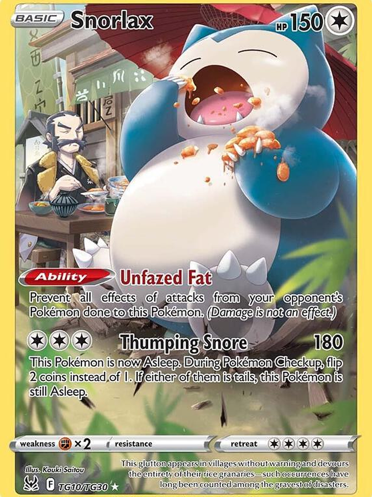 Snorlax #TG10 1