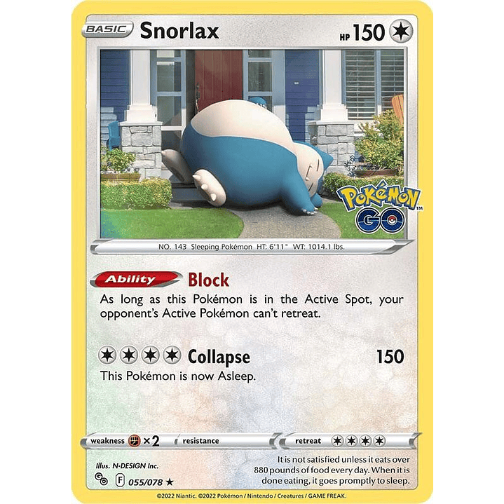 Snorlax #055 1
