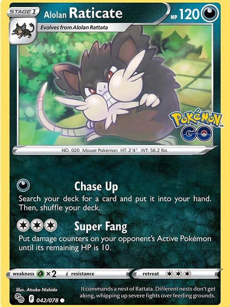 Alolan Raticate #042 1