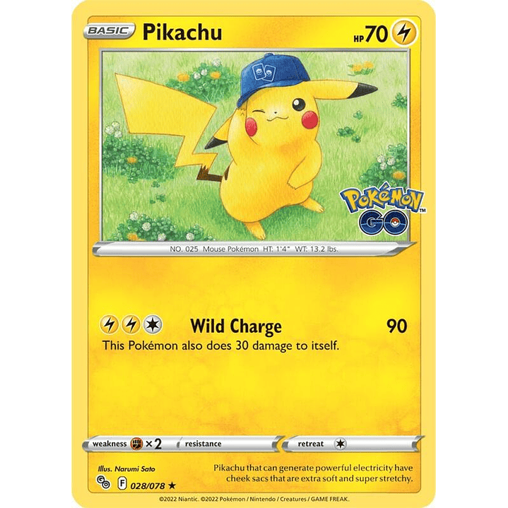 Pikachu #028 1