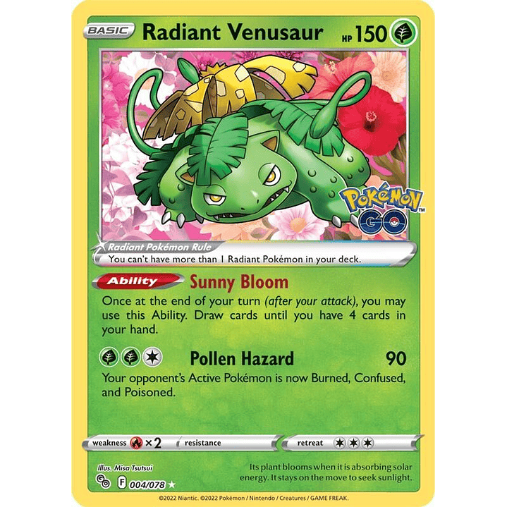 Radiant Venusaur #004 1