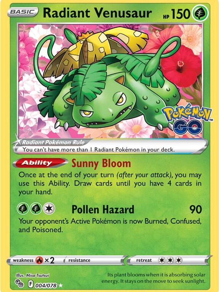 Radiant Venusaur #004 1