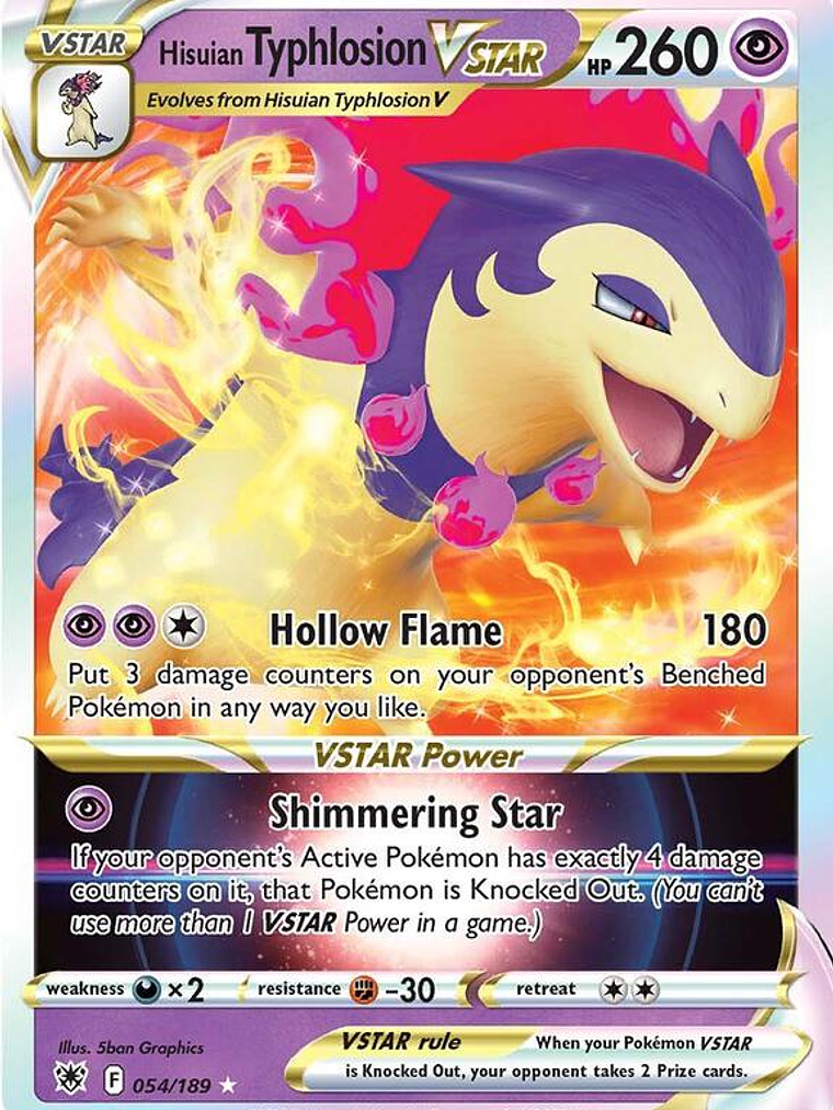 Hisuian Typhlosion VSTAR #054 1