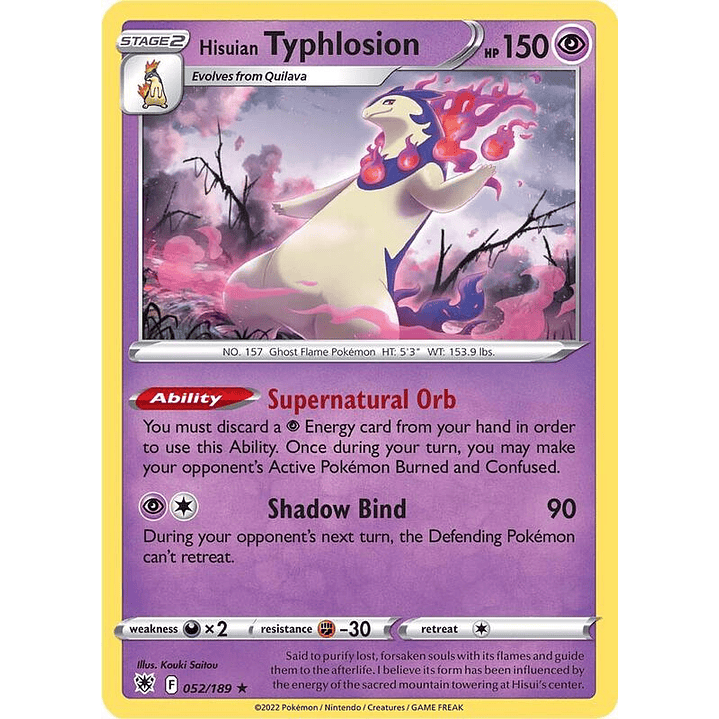 Hisuian Typhlosion #052 1