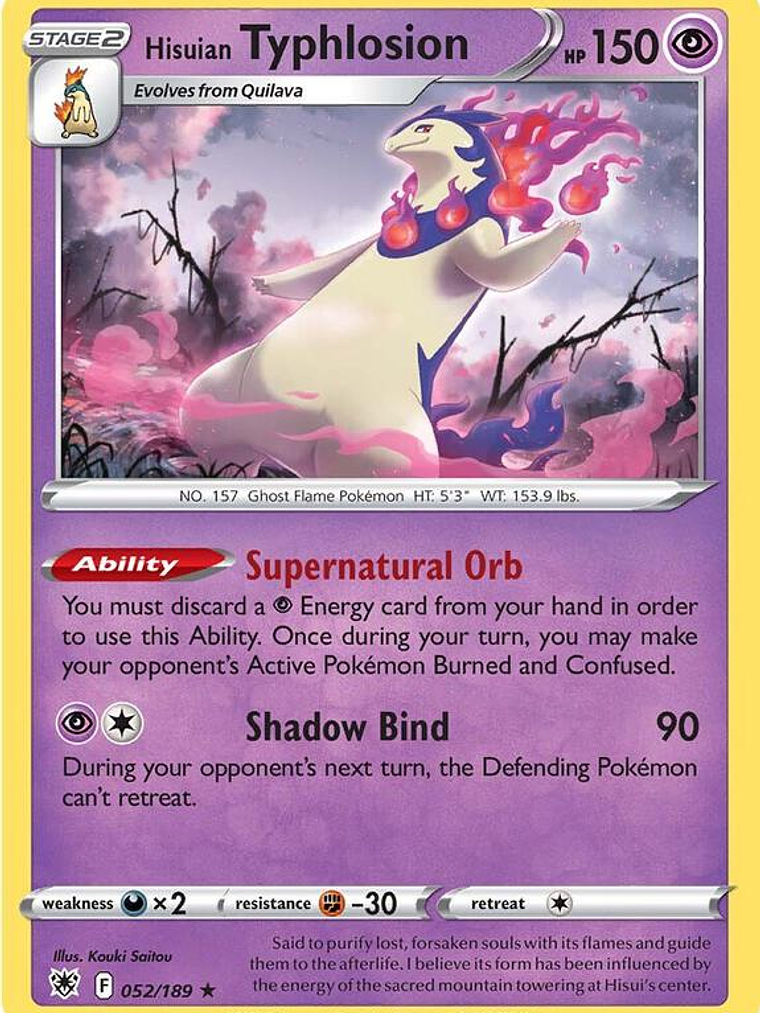 Hisuian Typhlosion #052 1