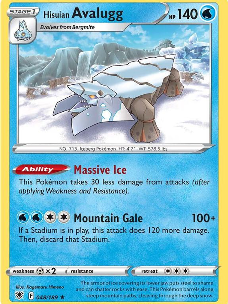 Hisuian Avalugg #048 1