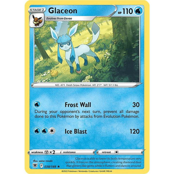 Glaceon #038 1