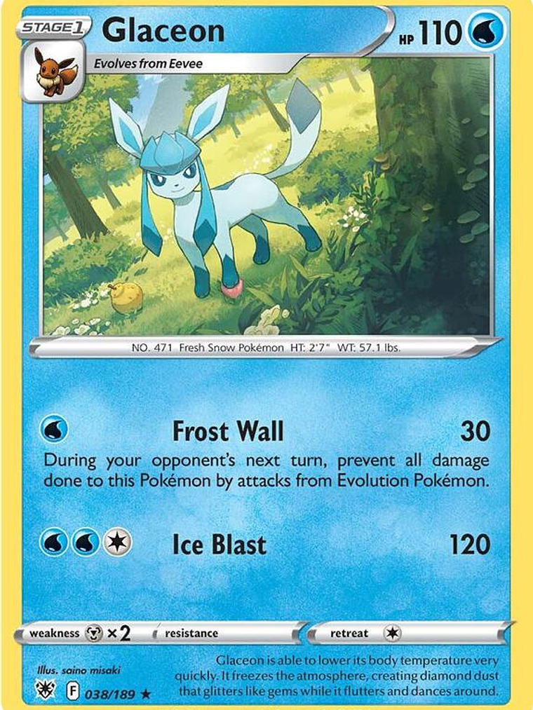 Glaceon #038 1