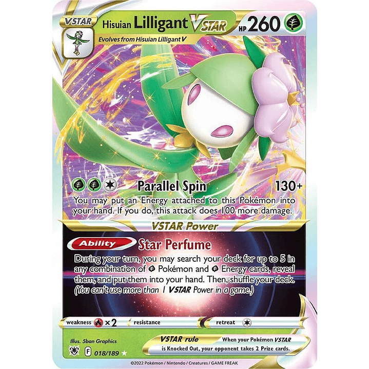 Hisuian Lilligant VSTAR #018 1