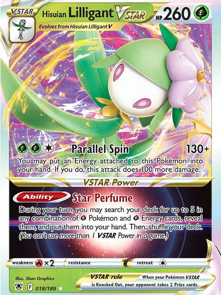 Hisuian Lilligant VSTAR #018 1