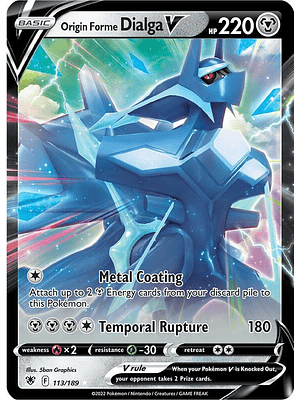 Origin Forme Dialga V #113