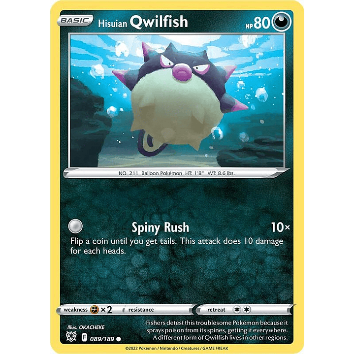 Hisuian Qwilfish #089 1