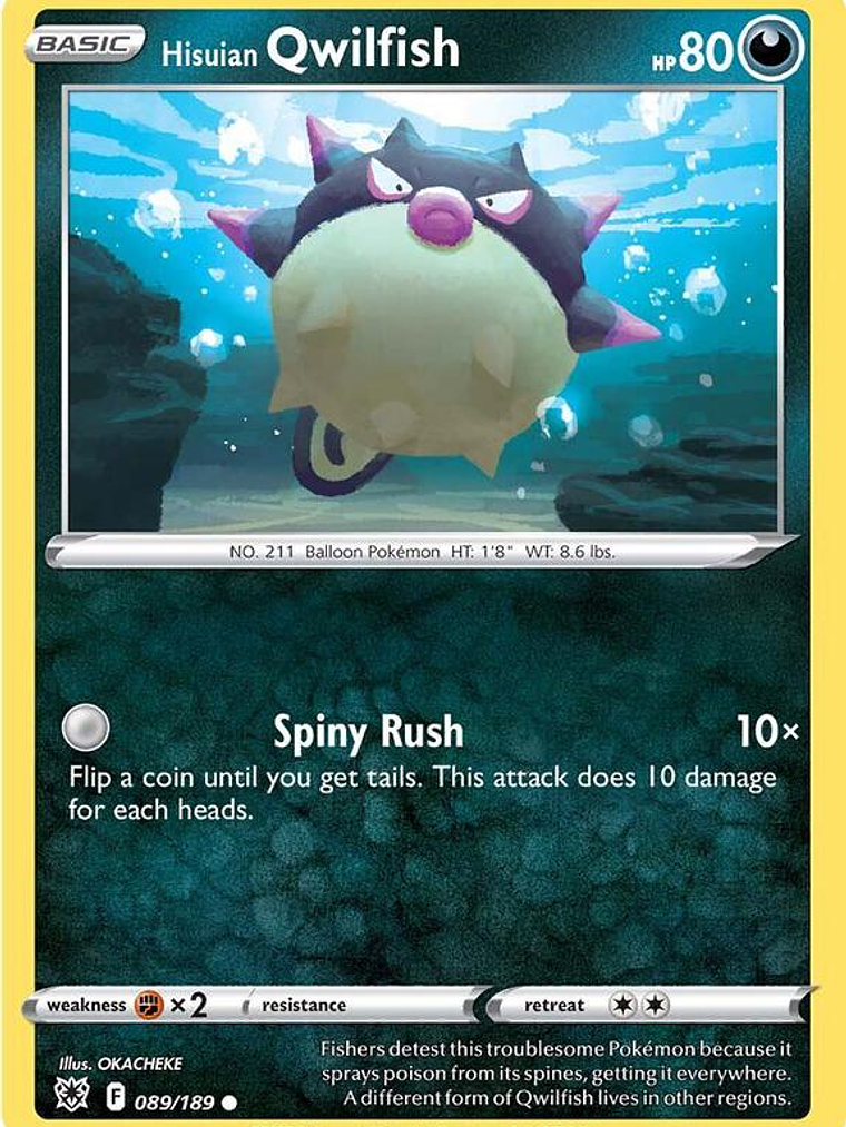 Hisuian Qwilfish #089 1