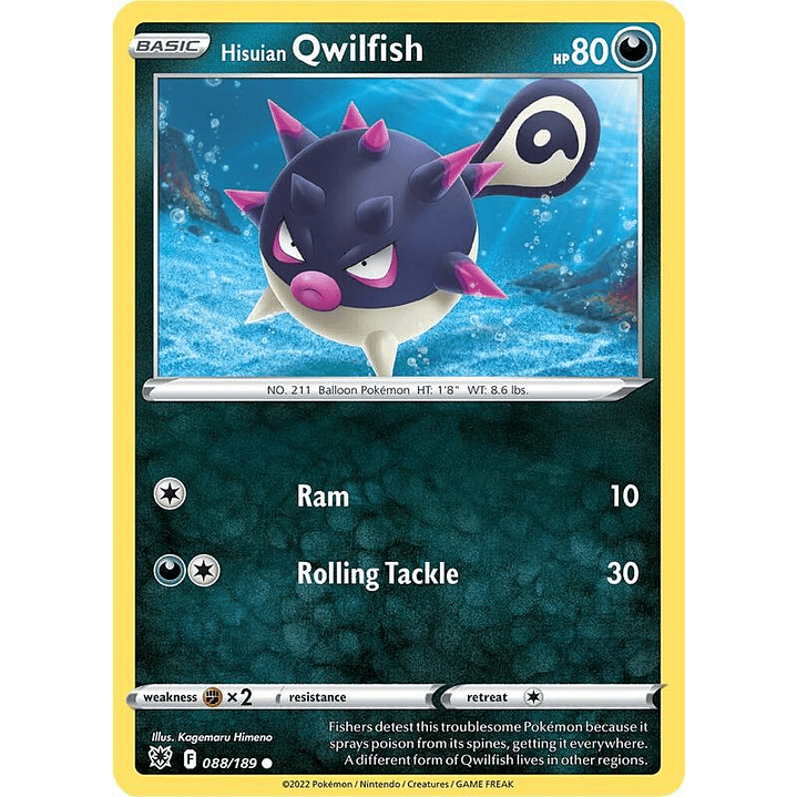 Hisuian Qwilfish #088 1