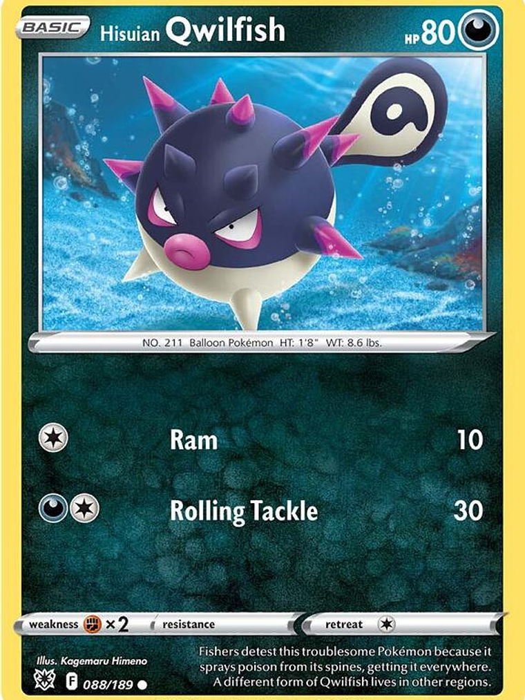 Hisuian Qwilfish #088 1