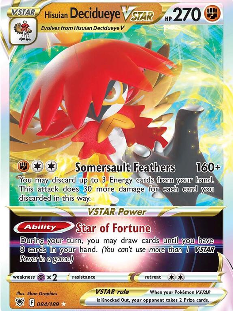 Hisuian Decidueye VSTAR #084 1