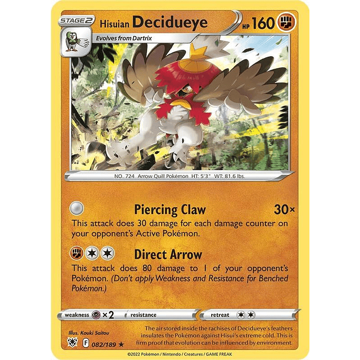 Hisuian Decidueye #082 1