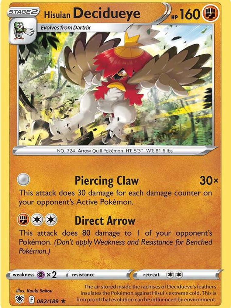 Hisuian Decidueye #082 1