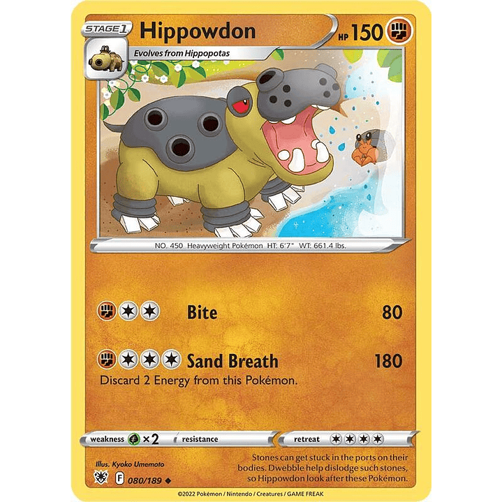 Hippowdon #080 1