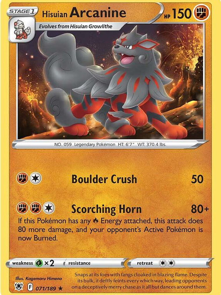 Hisuian Arcanine #071 1