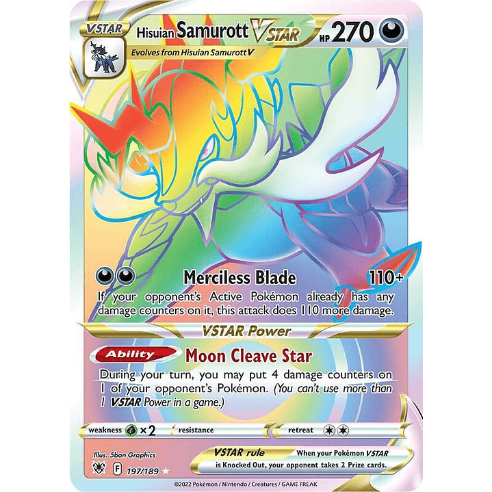 Hisuian Samurott VSTAR #197 1