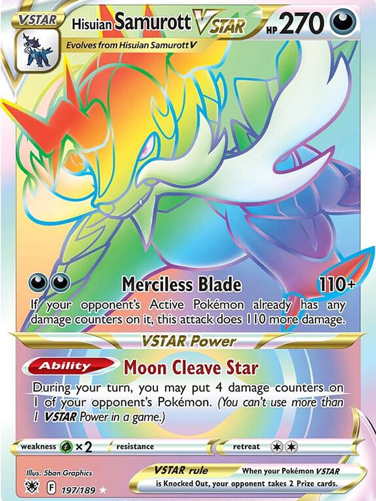 Hisuian Samurott VSTAR #197 1