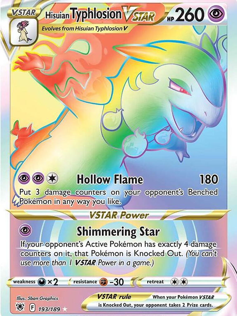 Hisuian Typhlosion VSTAR #193 1