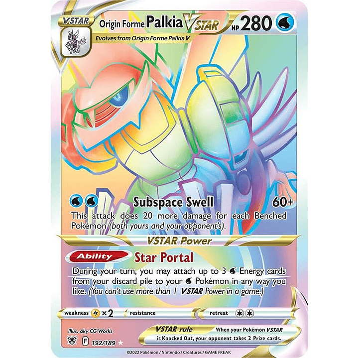 Origin Forme Palkia VSTAR #192 1