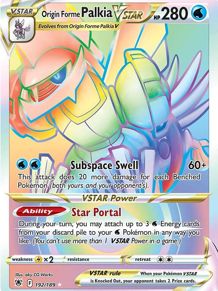 Origin Forme Palkia VSTAR #192 1