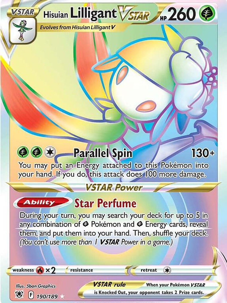 Hisuian Lilligant VSTAR #190 1