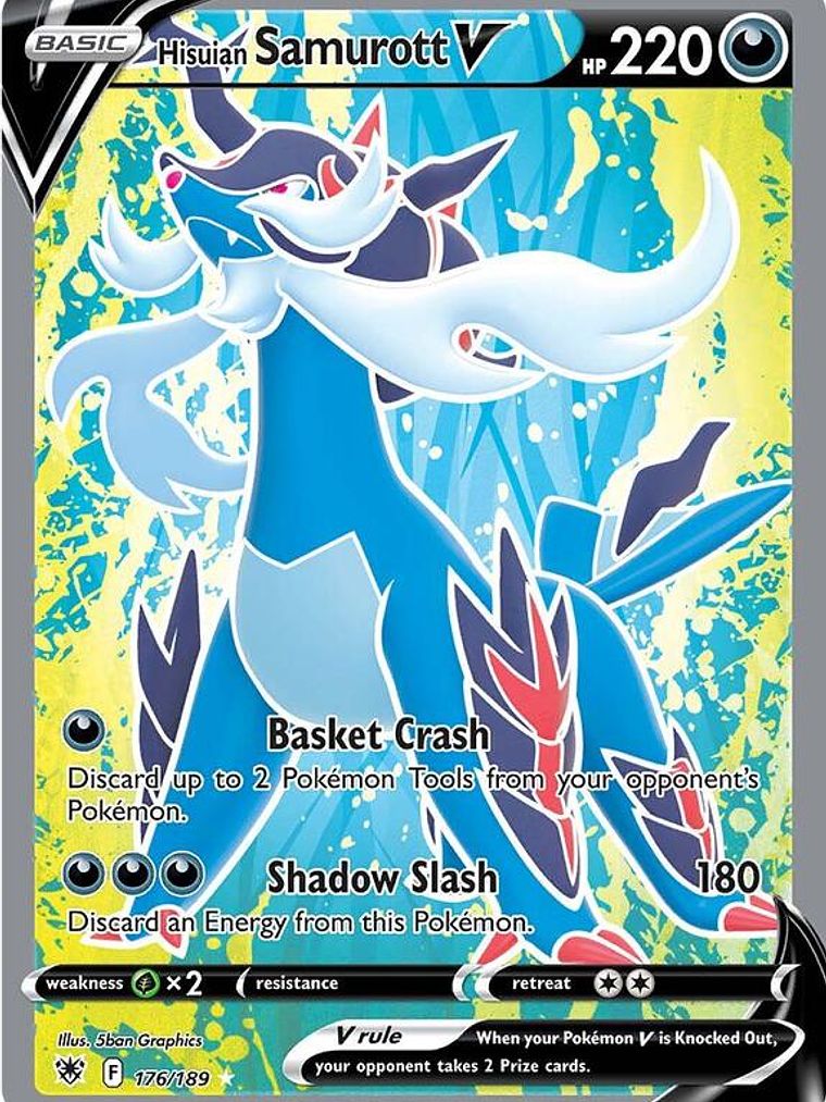 Hisuian Samurott V #176 1