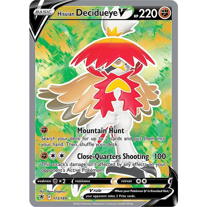 Hisuian Decidueye V #173 1