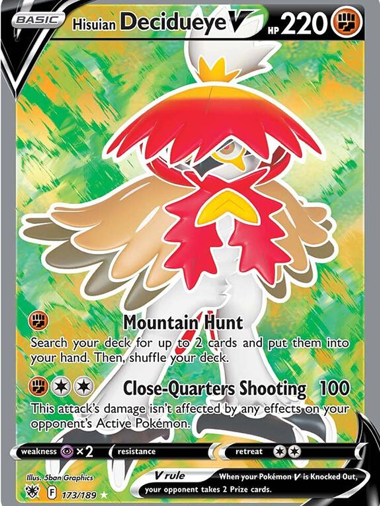 Hisuian Decidueye V #173 1