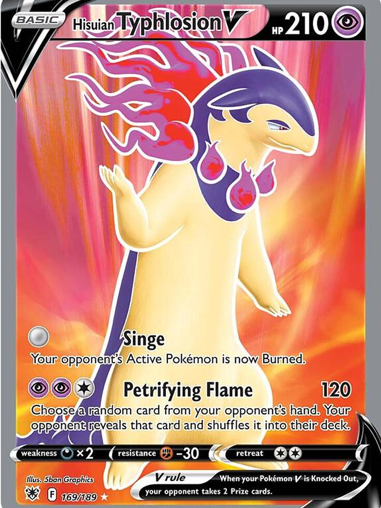 Hisuian Typhlosion V #169 1