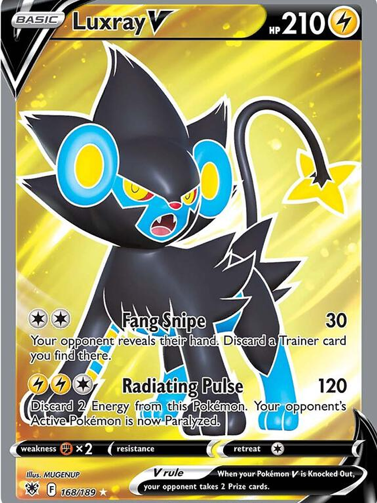 Luxray V #168 1