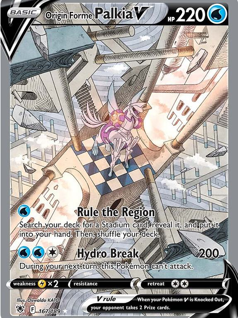 Origin Forme Palkia V #167 1