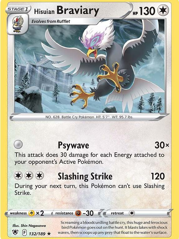 Hisuian Braviary #132 1