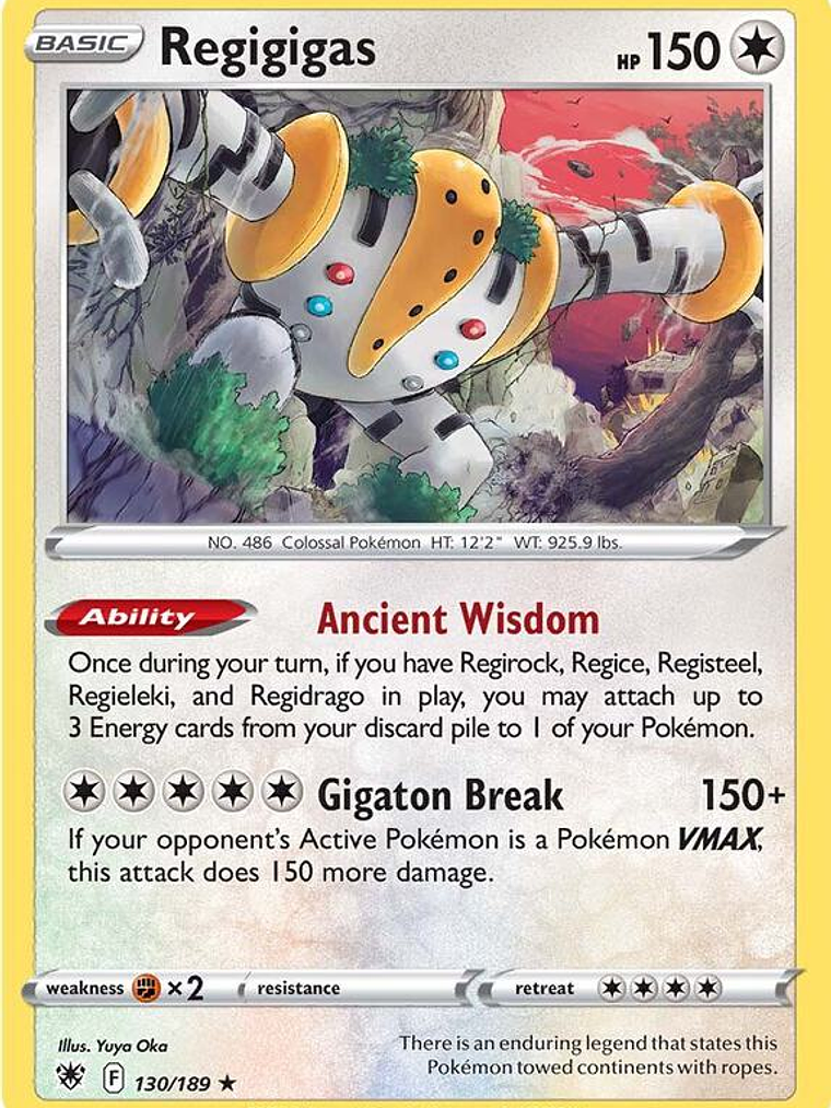 Regigigas #130 1