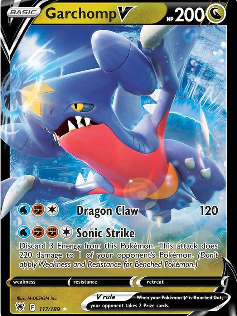 Garchomp V #117 1