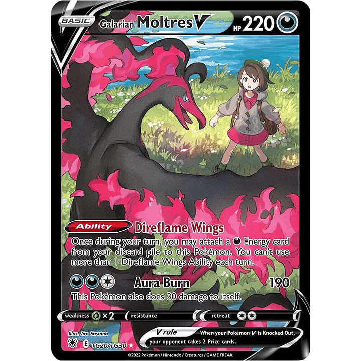 Galarian Moltres V #TG20 1