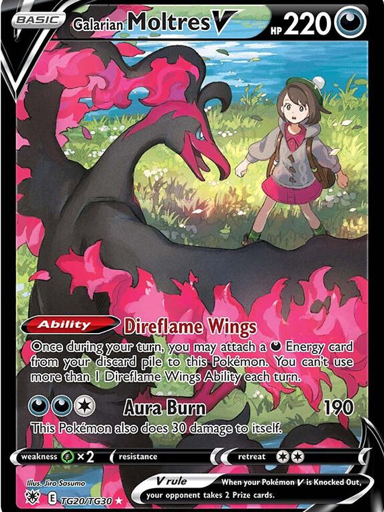 Galarian Moltres V #TG20 1