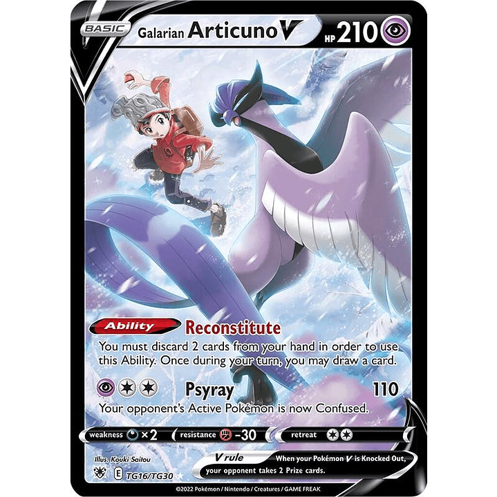 Galarian Articuno V #TG16 1